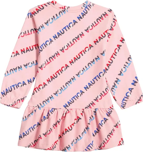 Vista 2 de Nautica Vestido sudadera de forro polar de manga larga para niña