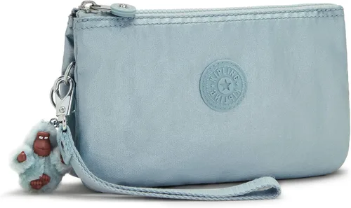 Vista 4 de Kipling Women's Creativity Extra Large Wristlet Versatile Cosmetics Kit, Lightweight Nylon Travel Organizer Purse