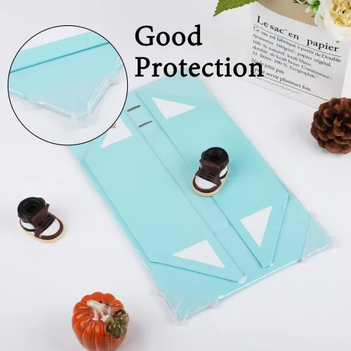 Vista 7 de GoooodGift Caja de regalo grande azul, 1 paquete de 13.5 x 11 x 5.3 pulgadas, caja de regalo de lujo para regalos con tapa de cierre magnético