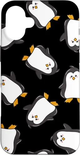 Vista 22 de Carcasa para iPhone 11, diseño de pingüinos