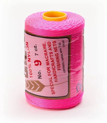 Vista 21 de N° 9 - 100% Cordón de Hilo de Nylon Omega para Tejer y Crochet - 01 Blanco