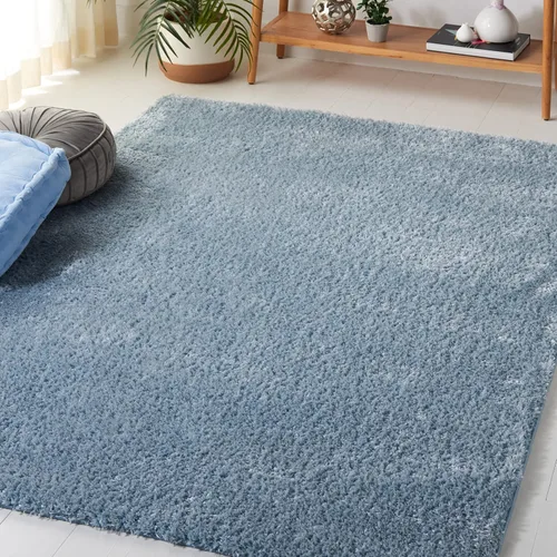 Vista 18 de SAFAVIEH Tahoe Shag Collection - Alfombra de área de 2 x 7 pies, color gris, diseño geométrico, felpa de 1.2 pulgadas de grosor, ideal para zonas