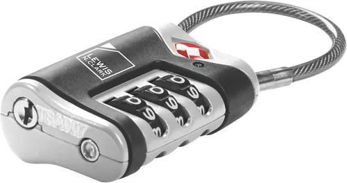 Vista 4 de 4014648 Lewis N Clark Travel Sentry Cable Lock 2 Pack negro