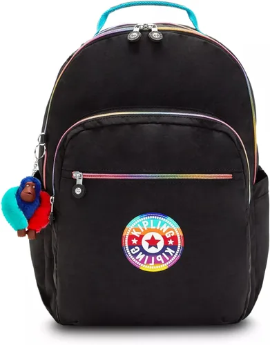 Vista 34 de Mochila Kipling Seoul extra grande para laptop de 17", Grande True Blue Tonal 2