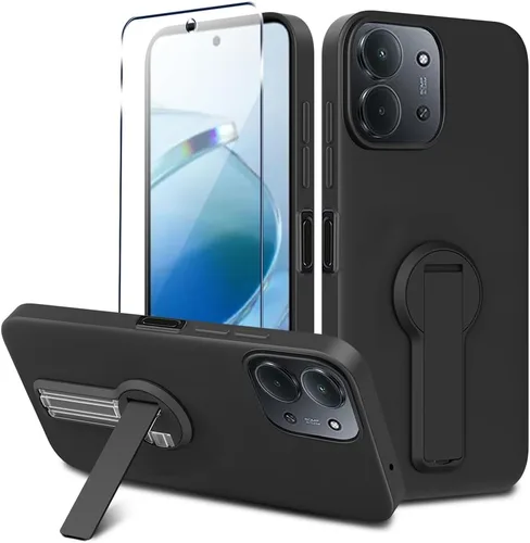 Vista 21 de Compatible con BLU Bold N4 Funda para teléfono, soporte oculto plegable giratorio de 360°, cubierta a prueba de golpes, funda protectora delgada