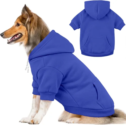 Vista 10 de Dog Sweaters for Small Dogs, Dog Hoodie Apparel Sweatshirt Clothes Negro