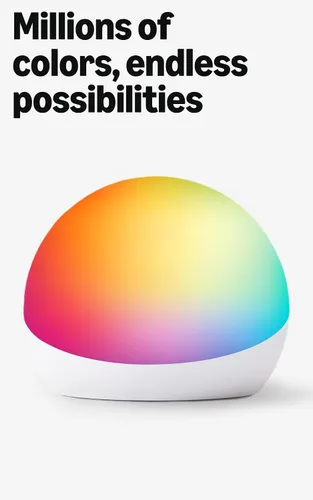 Vista 4 de Amazon Echo Glow (modelo más reciente), Luz nocturna para niños, Compatible con Alexa