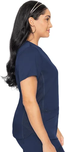 Vista 3 de Med Couture Touch - camisa de uniforme médico con cuello en V para mujer