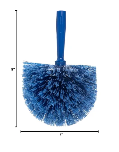 Vista 10 de SPARTA Flo-Pac Plumero de Limpieza Redondeado con Cerdas Cargadas Electrostáticamente para Limpieza, 9 X 7 X 7 Pulgadas, Azul