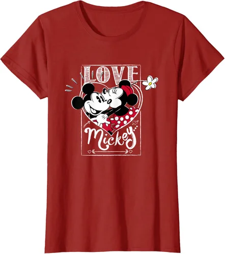 Vista 44 de Disney Mickey & Minnie Mouse Love Mickey - Camiseta para el día de San Valentín