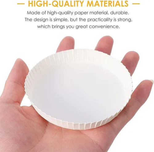 Vista 4 de Cabilock Fundas desechables para tazas, 100 unidades, tapas de papel de 2.55 pulgadas, tapas calientes para café, té, jugo en hoteles, restaurantes