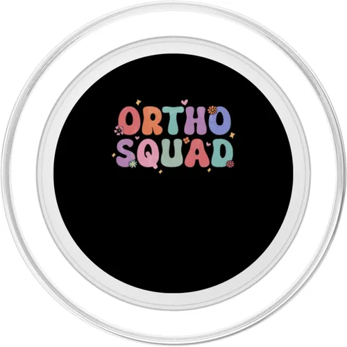 Vista 2 de Ortho Squad Retro Orthodontist Office Dentist Dental Hygieni PopSockets MagSafe PopGrip for iPhone