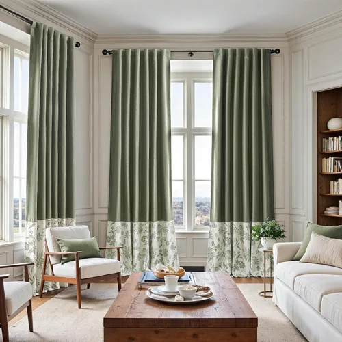 Vista 31 de jinchan Cortinas Opacas Florales para Dormitorio, 63 Pulgadas de Largo Cortinas Opacas con Estampado de Flores, Estilo Campo Francés con Pestañas