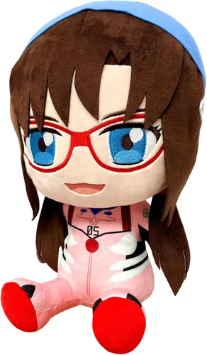 Vista 2 de Great Eastern Entertainment Evangelion Nueva Película - Mari Makinami Plug Suit Sentado Felpa 12" H