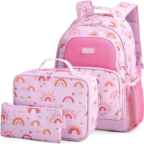 Vista 20 de mommore Juego de mochila para niños y niñas de 4 a 8 años A-dinosaurio