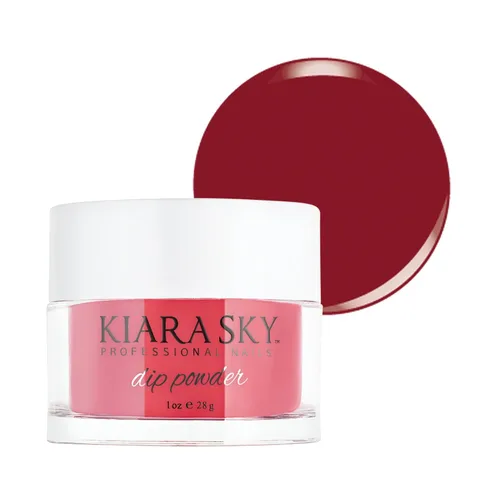 Vista 3 de Kiara Sky Uñas profesionales, polvo de inmersión de uñas, 1 onza, tonos rojos (Cehri Cheri)