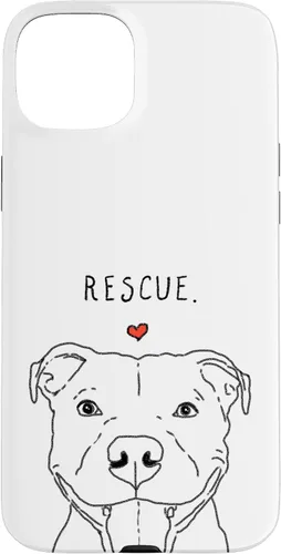 Vista 9 de Rescue Love Smiling Pit Bull, Pittie, Pitbull Mom, Dog Lover Case for iPhone 17
