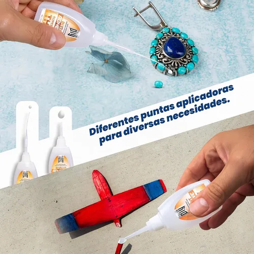 Vista 6 de 1.76 oz superpegamento fino a base de cianoacrilato para carpintería, maquetas de autos, maquetas de aviones y proyectos de madera, secado rápido