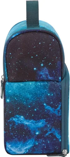 Vista 5 de THERMOS Lonchera doble para niños, color verde azulado galaxia