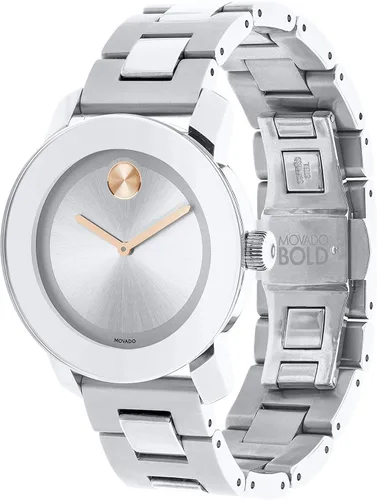 Vista 3 de Movado 3600084 para mujer Negrita - 3600084 36 mm Acero inoxidable