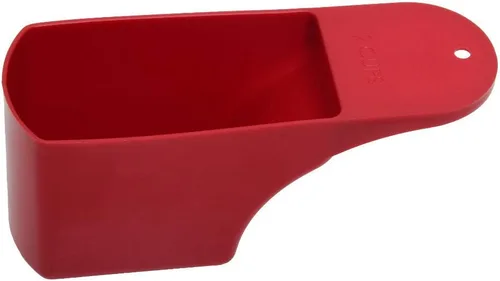 Vista 5 de Kitchen Crop Cuchara medidora de dos tazas, 2, color rojo