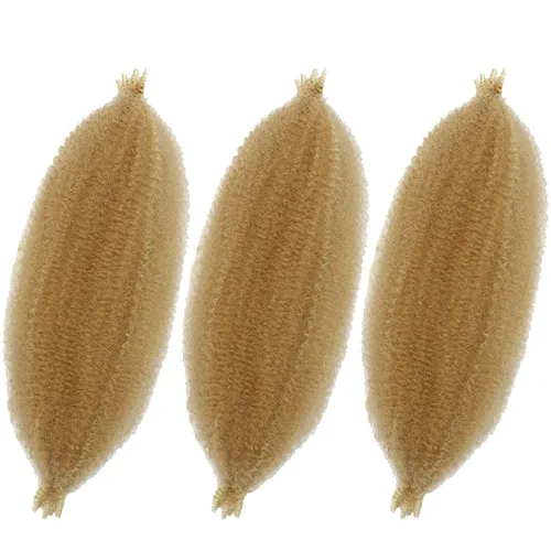 Vista 52 de Cabello para trenzar de 10 pulgadas para locs suaves sintéticos, trenzas de ganchillo Passion Spring Cuban Twist Hair Butterfly Loc Marley Twist