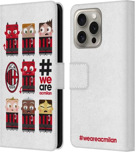 Vista 71 de Head Case Designs Officially Licensed AC Milan Dream Big Children Leather Wallet Case Compatible with Apple iPhone 11