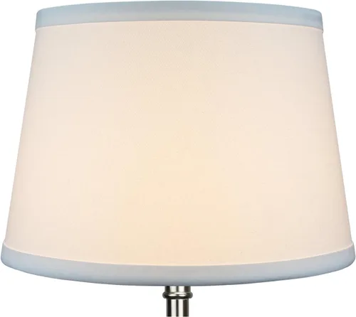Vista 3 de FenchelShades.com 8 pulgadas de diámetro superior x 10 pulgadas de diámetro inferior x 7 pulgadas de altura inclinada de tela para lámpara de araña