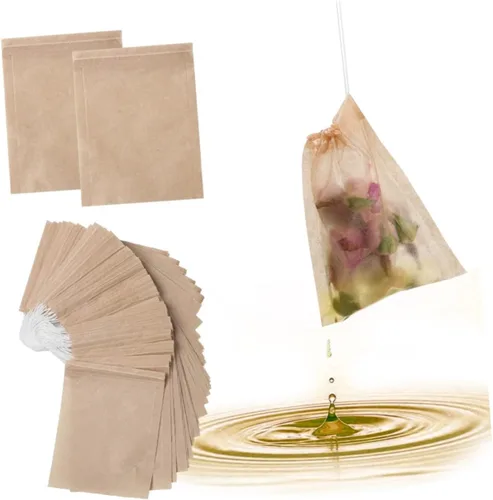 Vista 3 de 300pcs Bolsas de filtro de té Accesorios de té Bolsa de filtro de café Bolsa de té Bolsa de filtro de té