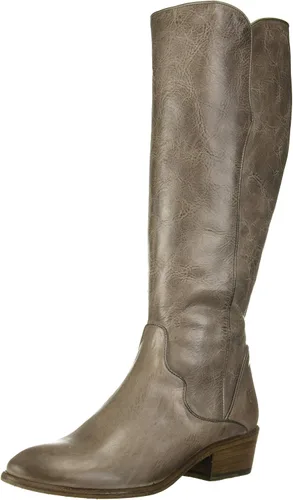 Vista 20 de Frye Carson - Botas altas para mujer hechas de cuero anticuado con ribetes de estilo occidental, cierre de cremallera interior y tacón bajo, altura