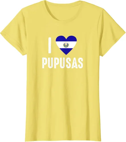 Vista 72 de Camiseta I Love Pupusa from El Salvador