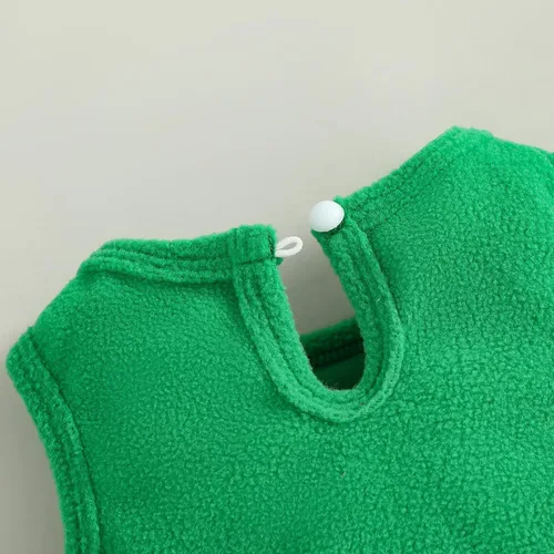 Vista 5 de Disfraz de oruga hambrienta de Halloween para bebés, niños y niñas, traje a Verde-1