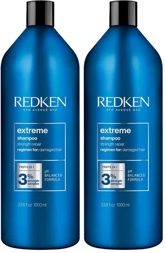 Vista 5 de Redken Extreme Shampoo - Strengthen & Repair Damaged Hair, For Damaged Hair, Infused With Proteins