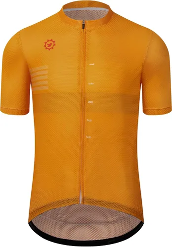 Vista 8 de GCRFL Maillot de ciclismo para hombre con 3+1 bolsillos con cremallera manga corta ciclismo ciclismo camiseta de ciclismo transpirable tela de malla