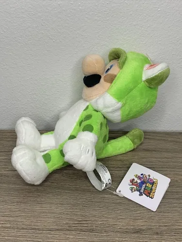 Vista 3 de Little Buddy Super Mario Neko Luigi - Peluche de gato, 10 pulgadas, multicolor