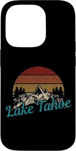 Vista 17 de Lake Tahoe California USA Vintage Souvenir Case for iPhone 16