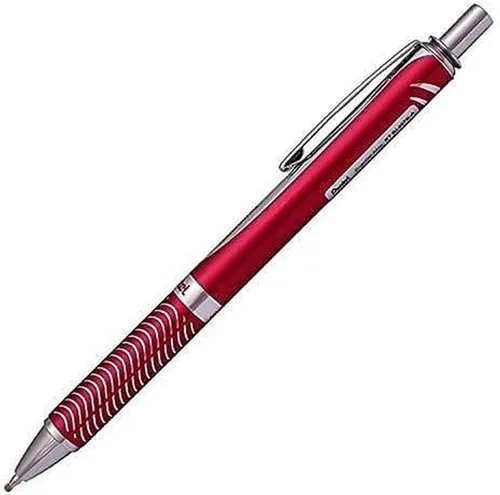 Vista 2 de Pentel BL407-A Línea Ancho, Rodillo de Gel Líquido Sterling con Mecanismo de Presión, 0.014 in Oro