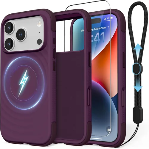 Vista 10 de GOODVISH Funda magnética para iPhone 18 Pro / iPhone 17 Pro, antideslizante