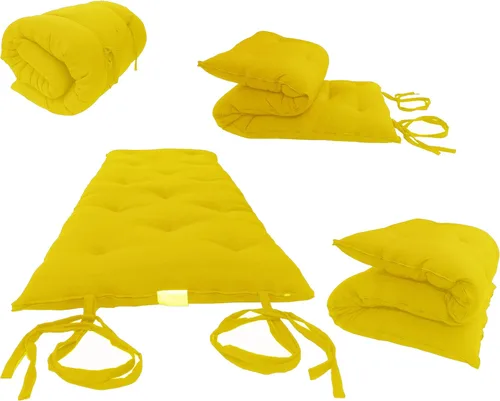 Vista 10 de D&D Futon Furniture Colchones tradicionales japoneses para futón de suelo de tamaño individual, tapetes de cojín plegables tatami, yoga, meditaion