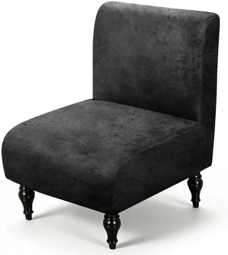 Vista 15 de ANARACHON Funda para silla decorativa sin brazos, extraíble, lavable, antideslizante, protector de muebles para el hogar, hotel, sala de estar