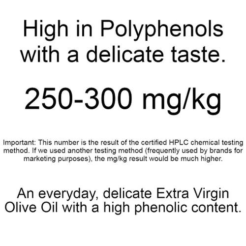 Vista 3 de PJ KABOS - Aceite de oliva griego extra virgen, certificado puro prensado en frío de Grecia, alto sabor fenólico y delicado, comestibles diarios