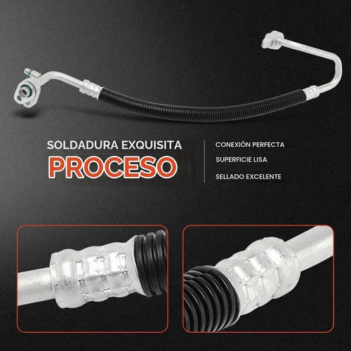 Vista 6 de A-Premium Conjunto de manguera de línea de descarga de A/C compatible con Ford Explorer, 2011 2012 2013 2014 2015, 3.5L, compresor a condensador