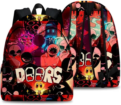 Vista 4 de Shorafu Mochila escolar para niños y niñas, A4