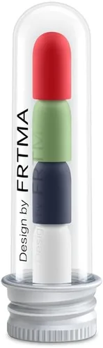 Vista 6 de FRTMA combo de 4 tapones para Apple Pencil de reemplazo (4 colores)