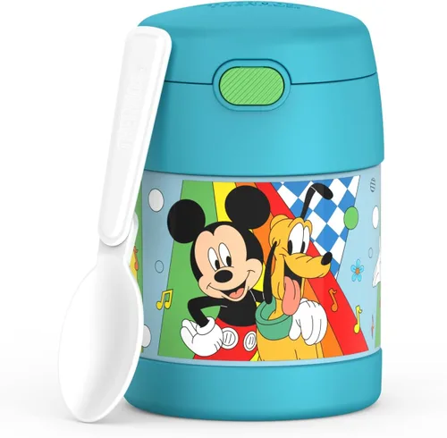Vista 47 de THERMOS FUNTAINER - Tarro de comida para niños con cuchara, 10 onzas, Baby Shark