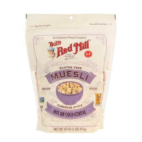 Vista 6 de Bob's Red Mill Muesli sin gluten, 16 oz (paquete de 4) – Sin gluten, sin OGM, Kosher