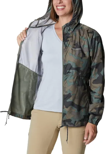 Vista 5 de Columbia Cortavientos con estampado Flash Forward para mujer
