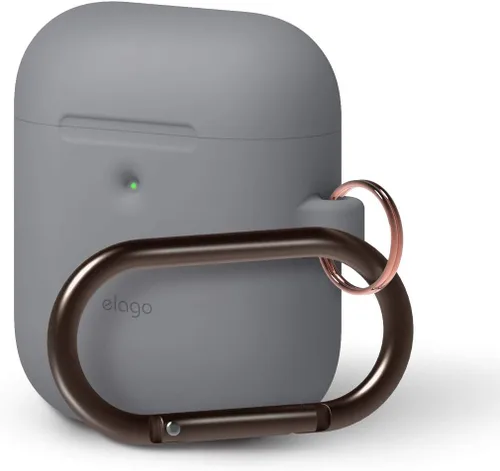 Vista 18 de elago Funda de silicona con llavero para AirPods 2 Menta suave