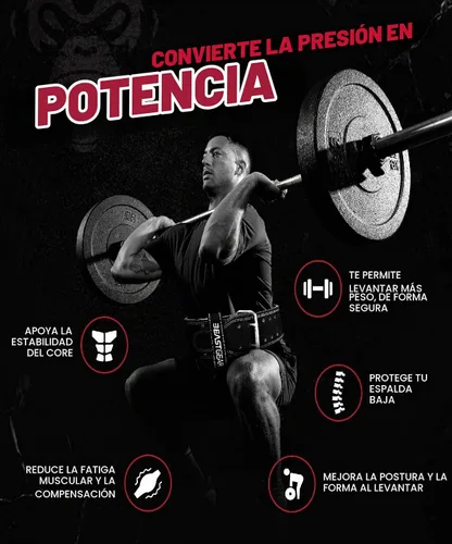 Vista 2 de Beast Gear Cinturón de levantamiento de pesas – Cinturón de cuero para levantamiento de pesas para hombres, cinturón de levantamiento de pesas