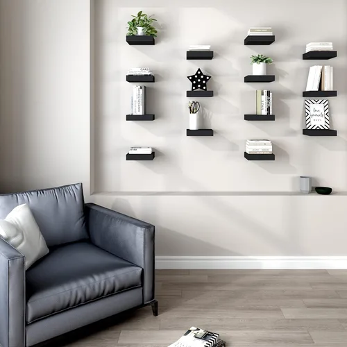 Vista 6 de WELLAND Estante de pared flotante